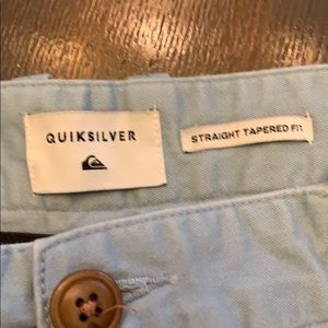 Men’s light blue quicksilver shorts